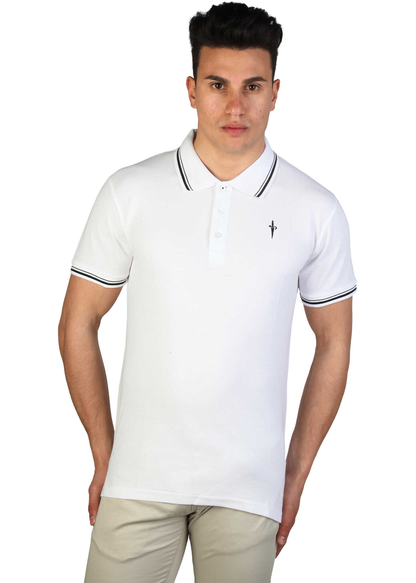 Tricou Cesare Paciotti Plo_M4 White