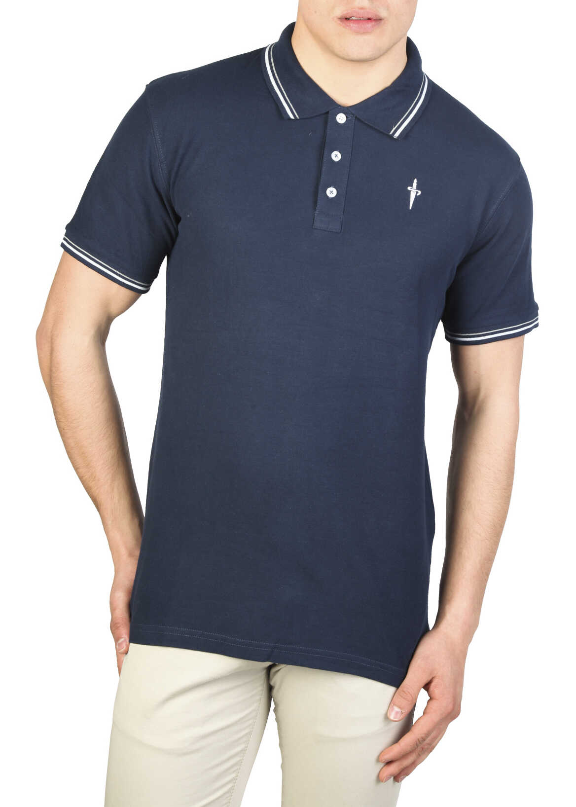 Tricou Cesare Paciotti Plo_M4 Blue