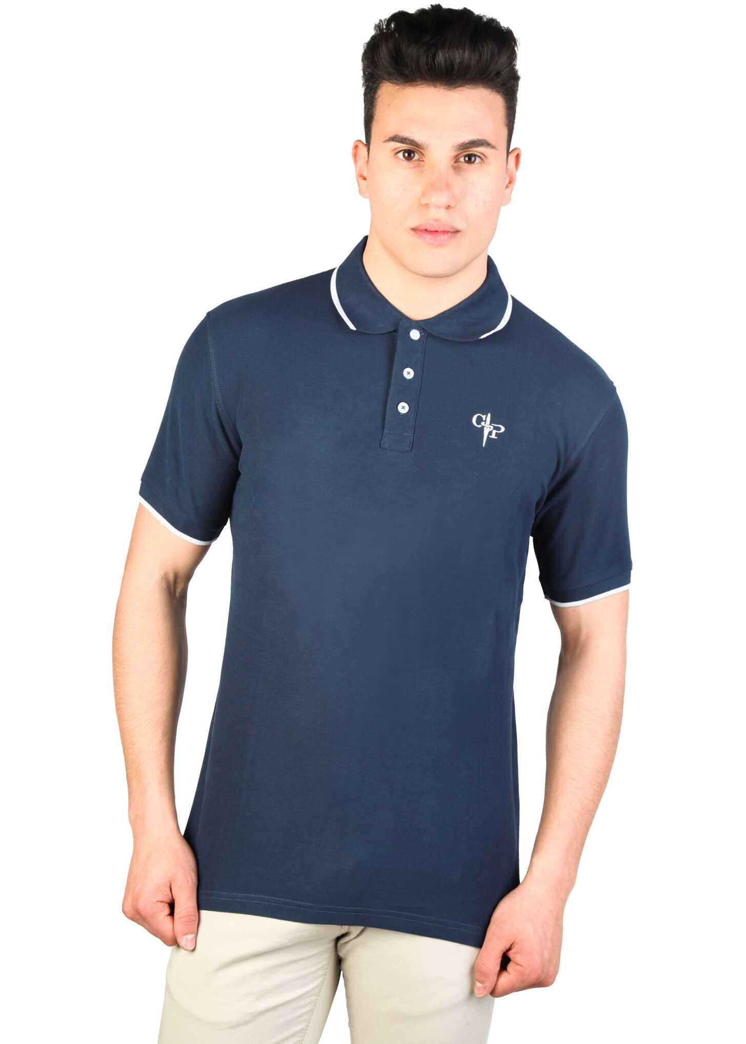 Tricou Cesare Paciotti Plo_M2 Blue