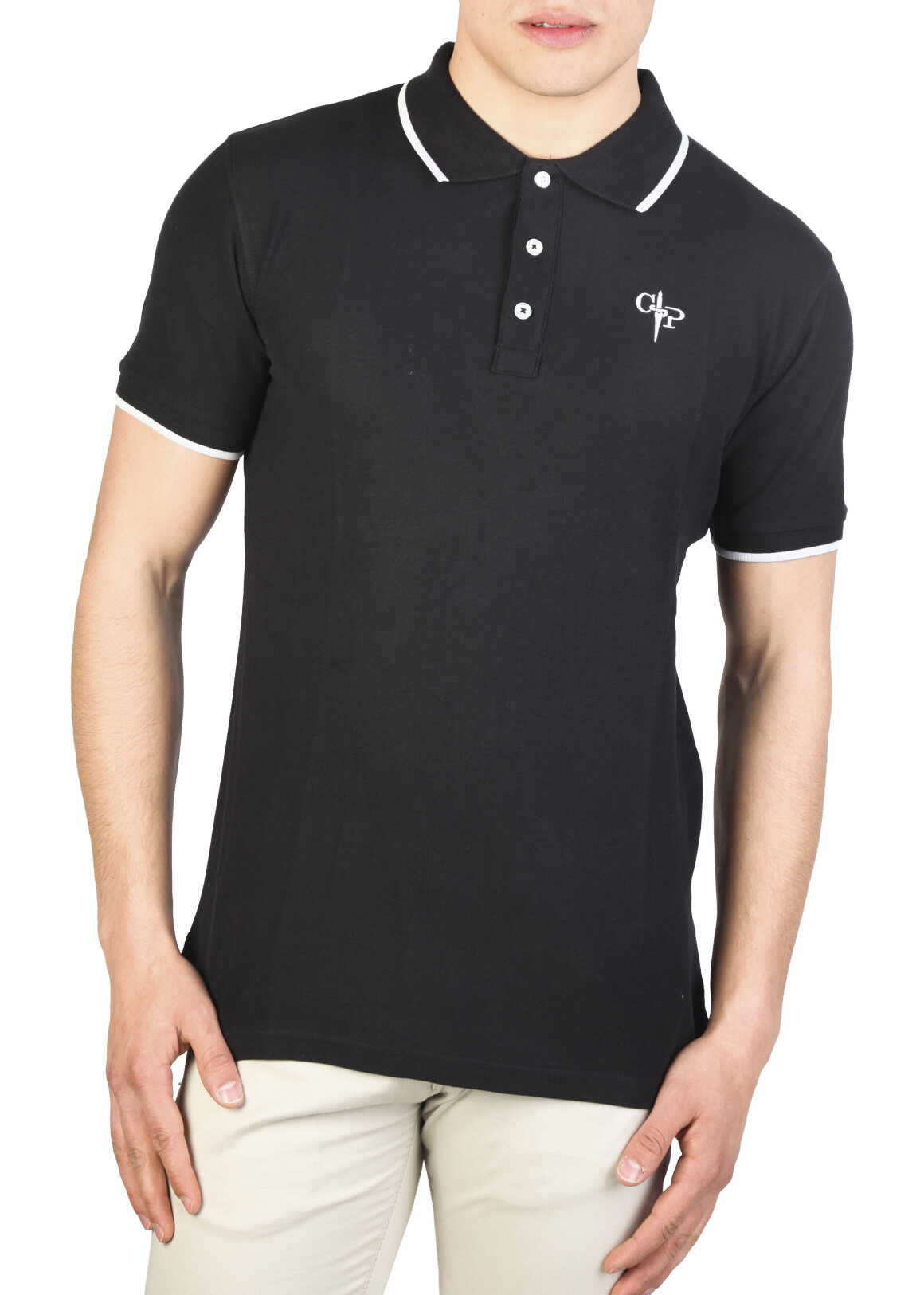 Tricou Cesare Paciotti Plo_M2 Black