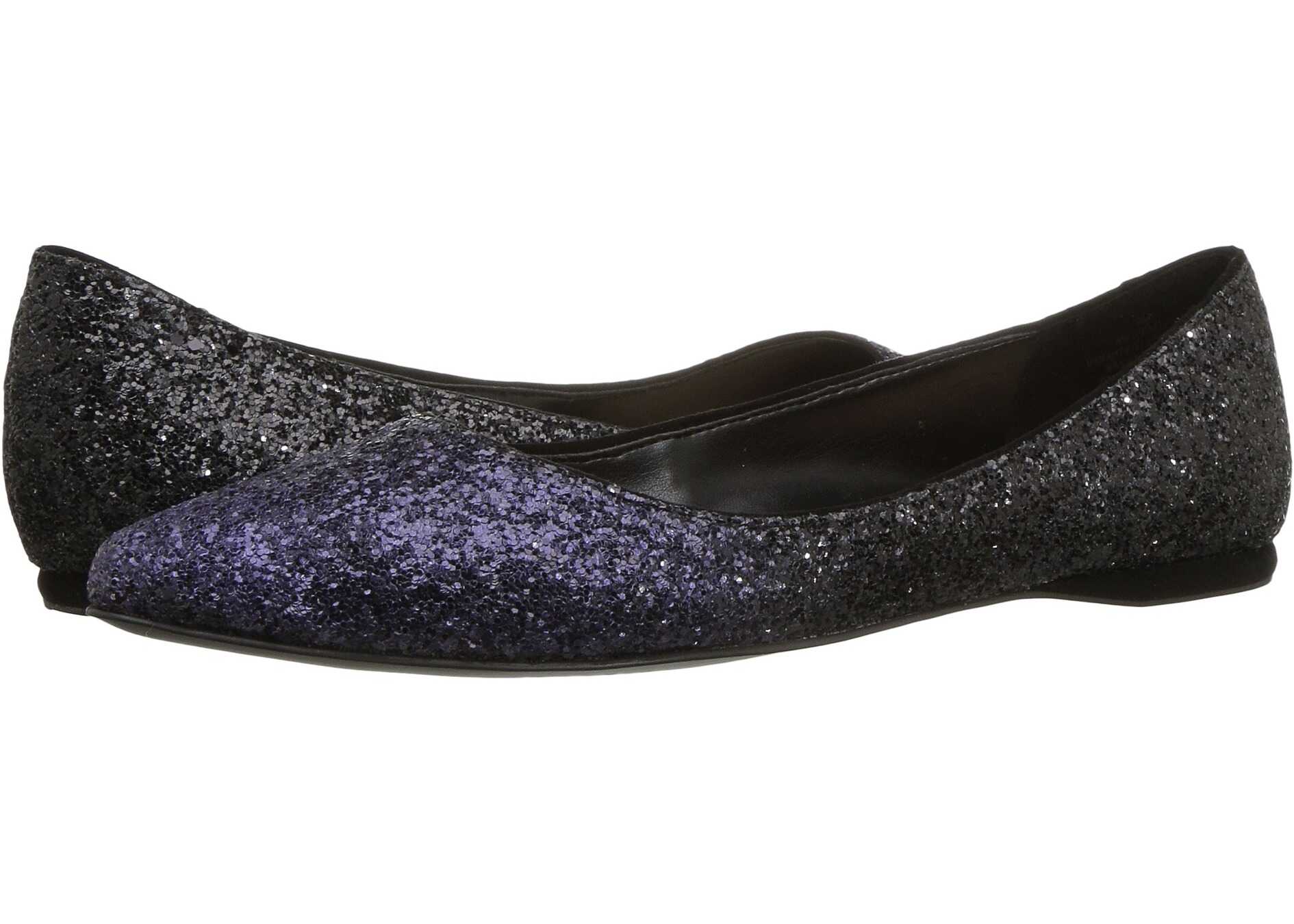 Balerin Nine West SpeakUp Flat Purple Black/Black Synthetic