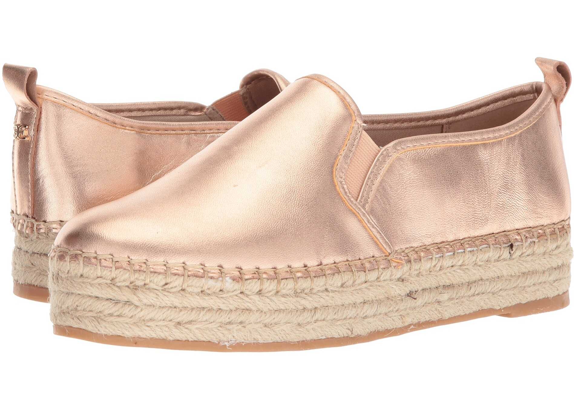 Sam Edelman Carrin Blush Gold Soft Metallic Sheep Leather