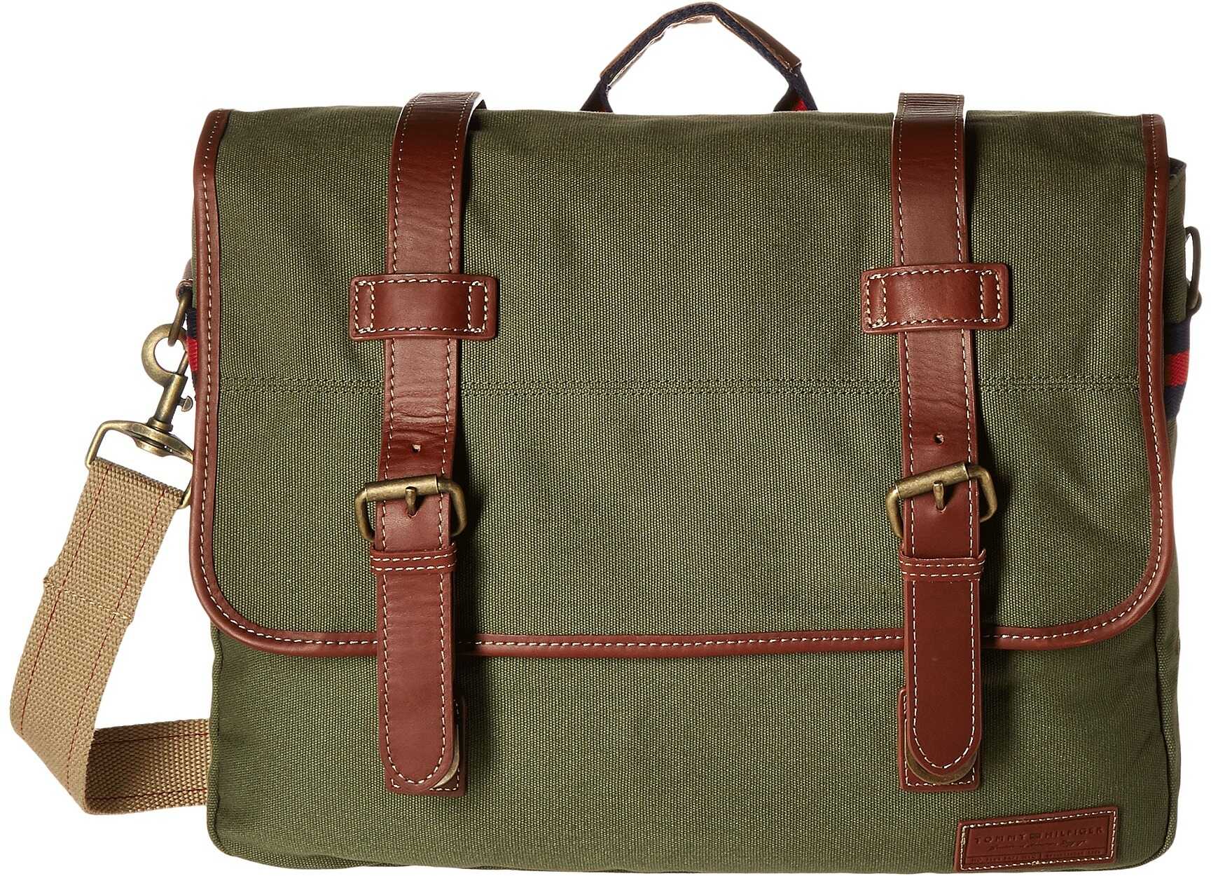 Geanta barbati Tommy Hilfiger Smaller Flap Over (Messenger) Green