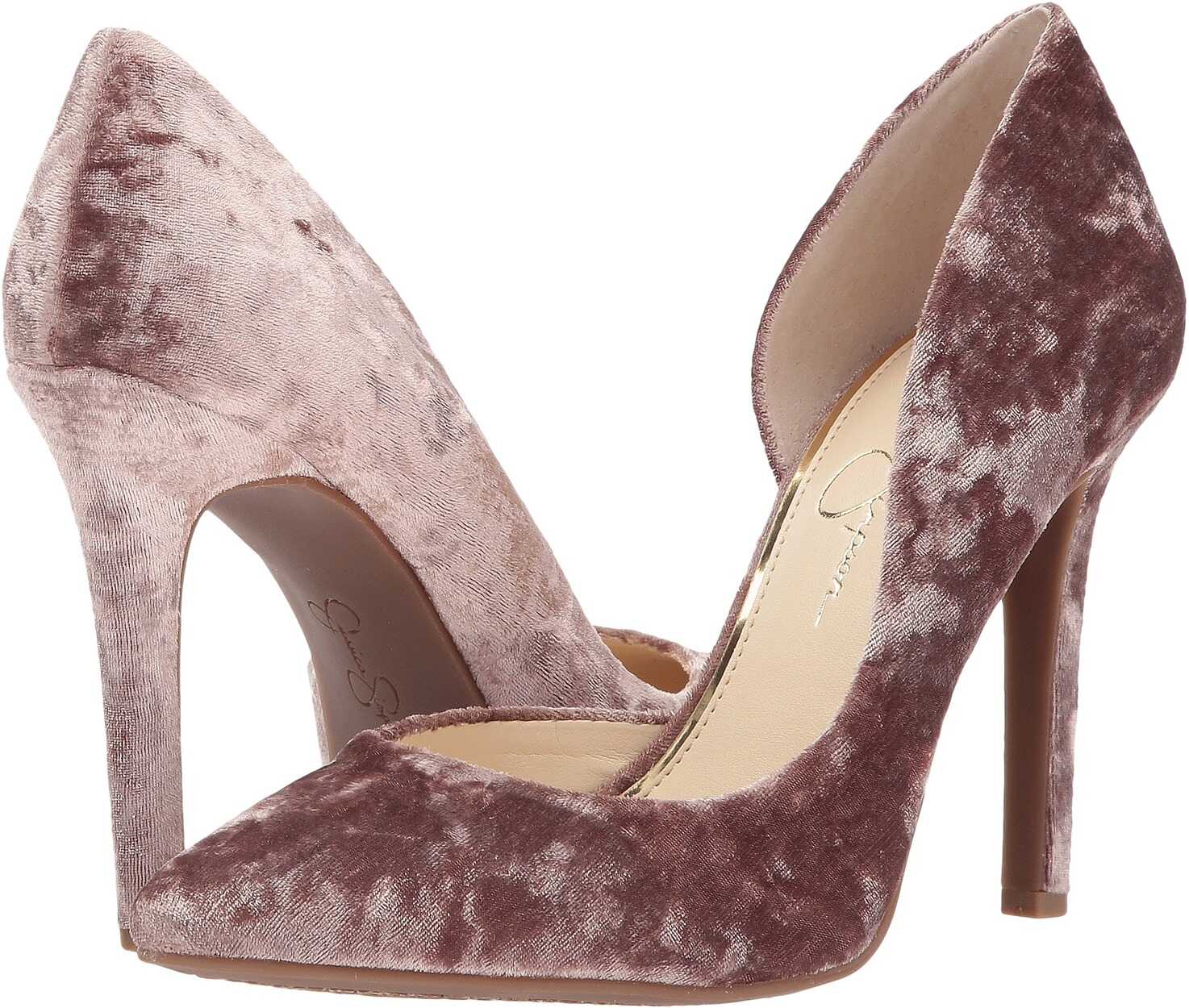 Pantof Jessica Simpson Claudette Cashmere Mauve Luscious Velvet