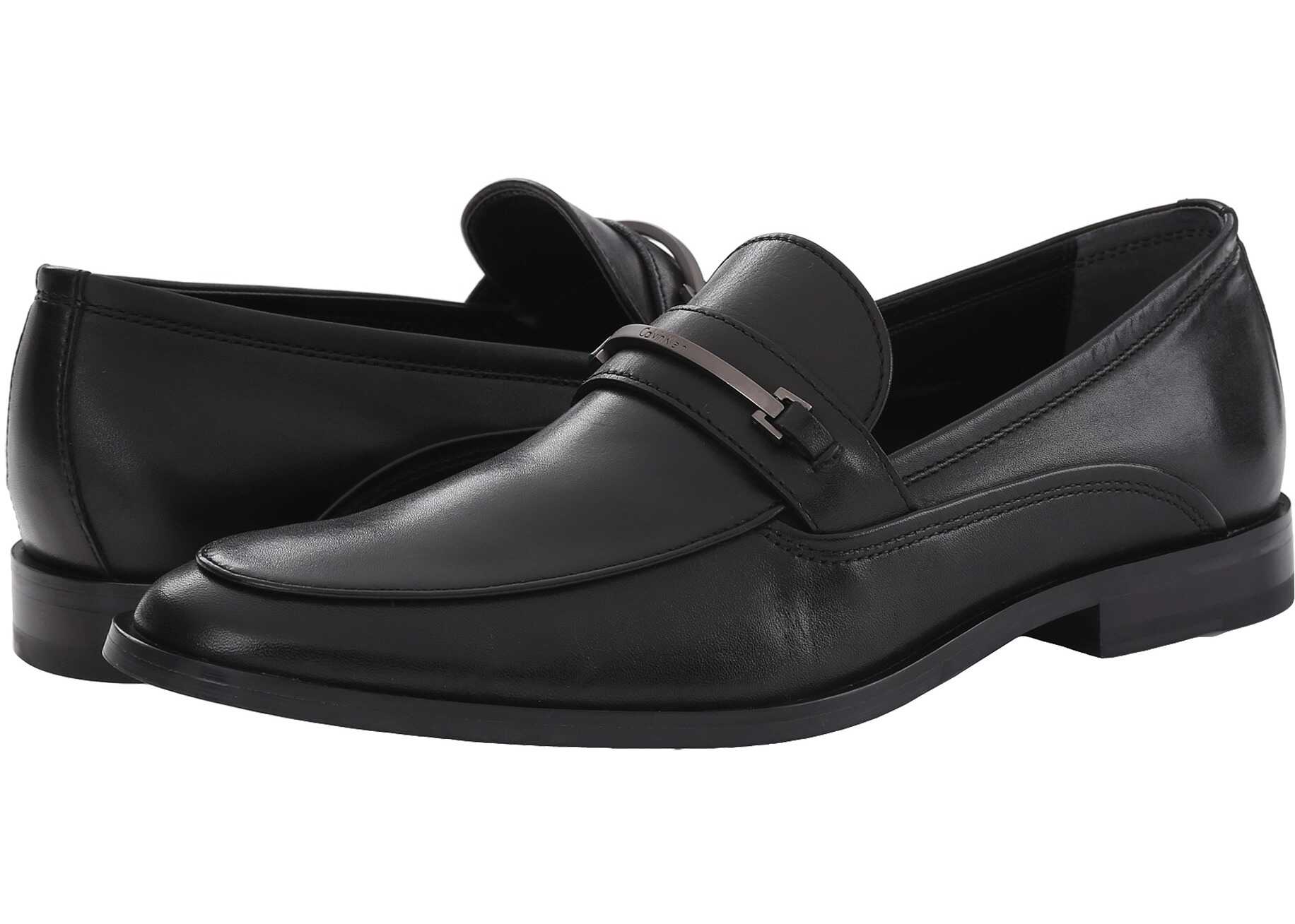 Mocasin Calvin Klein Nordon Black Leather
