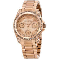 Ceasuri Fashion Blair Multi-Function Rose Gold-tone Ladies Watch MK5613 Femei