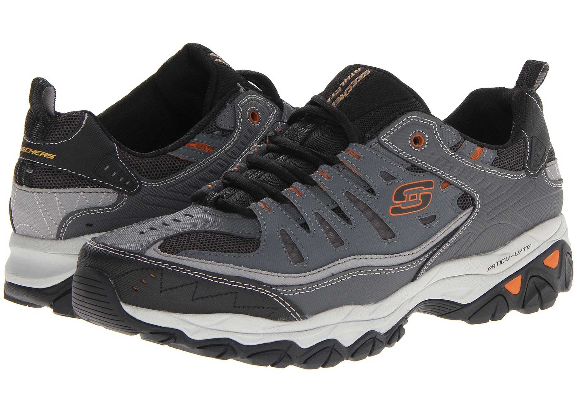 SKECHERS Afterburn M. Fit Charcoal