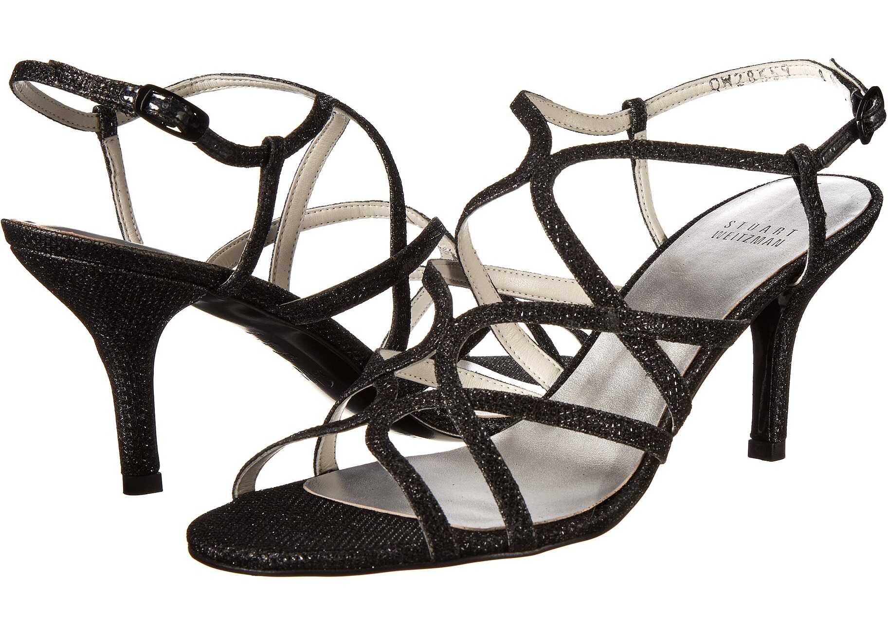 Sandala Stuart Weitzman Turningup Black Noir