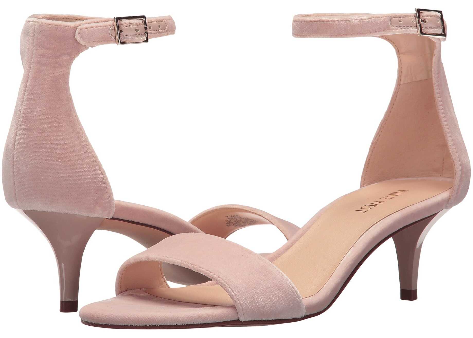 Sandala Nine West Leisa Heel Sandal Light Natural Fabric