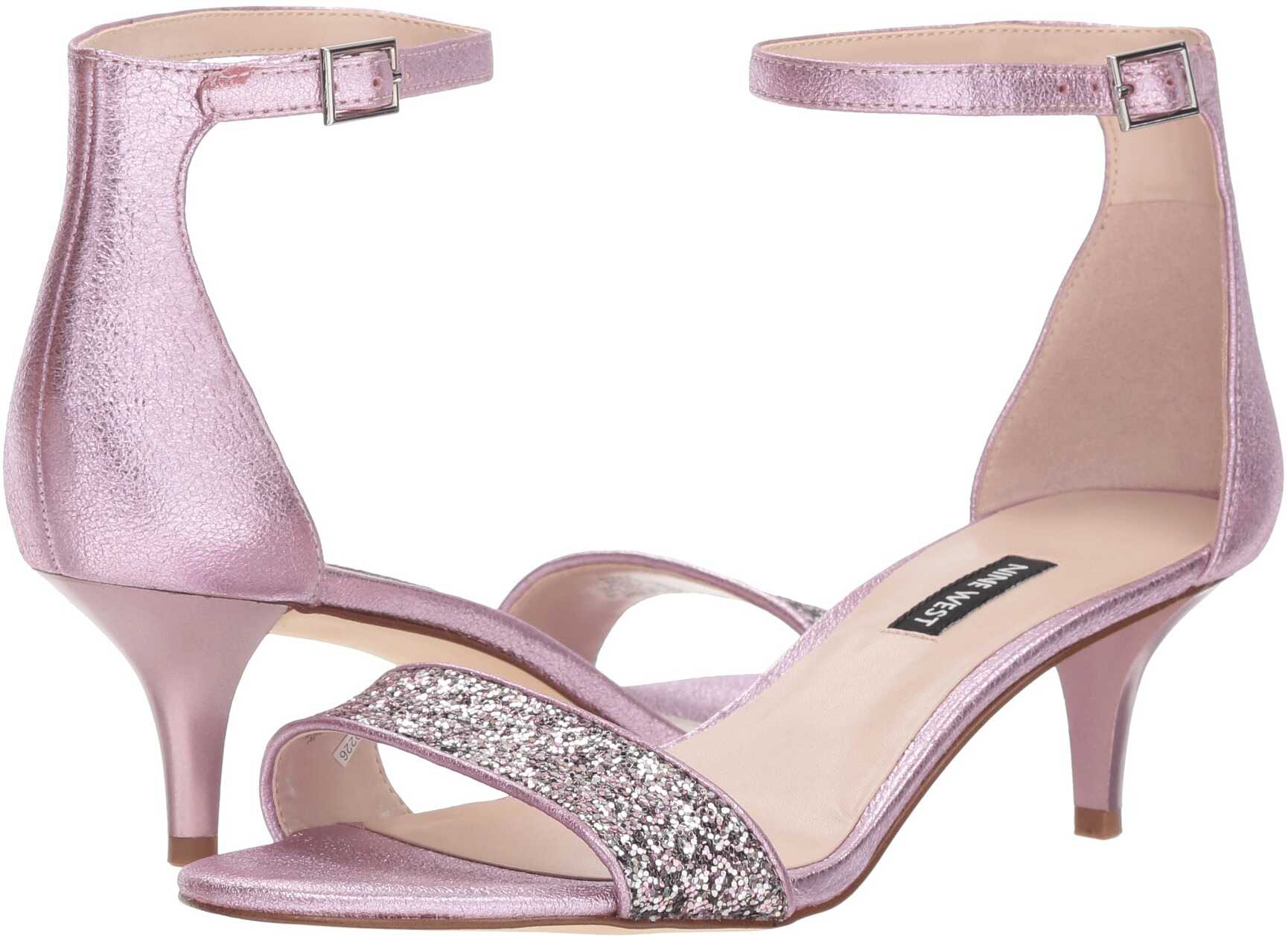 Sandala Nine West Leisa Heel Sandal Pink Multi Metallic