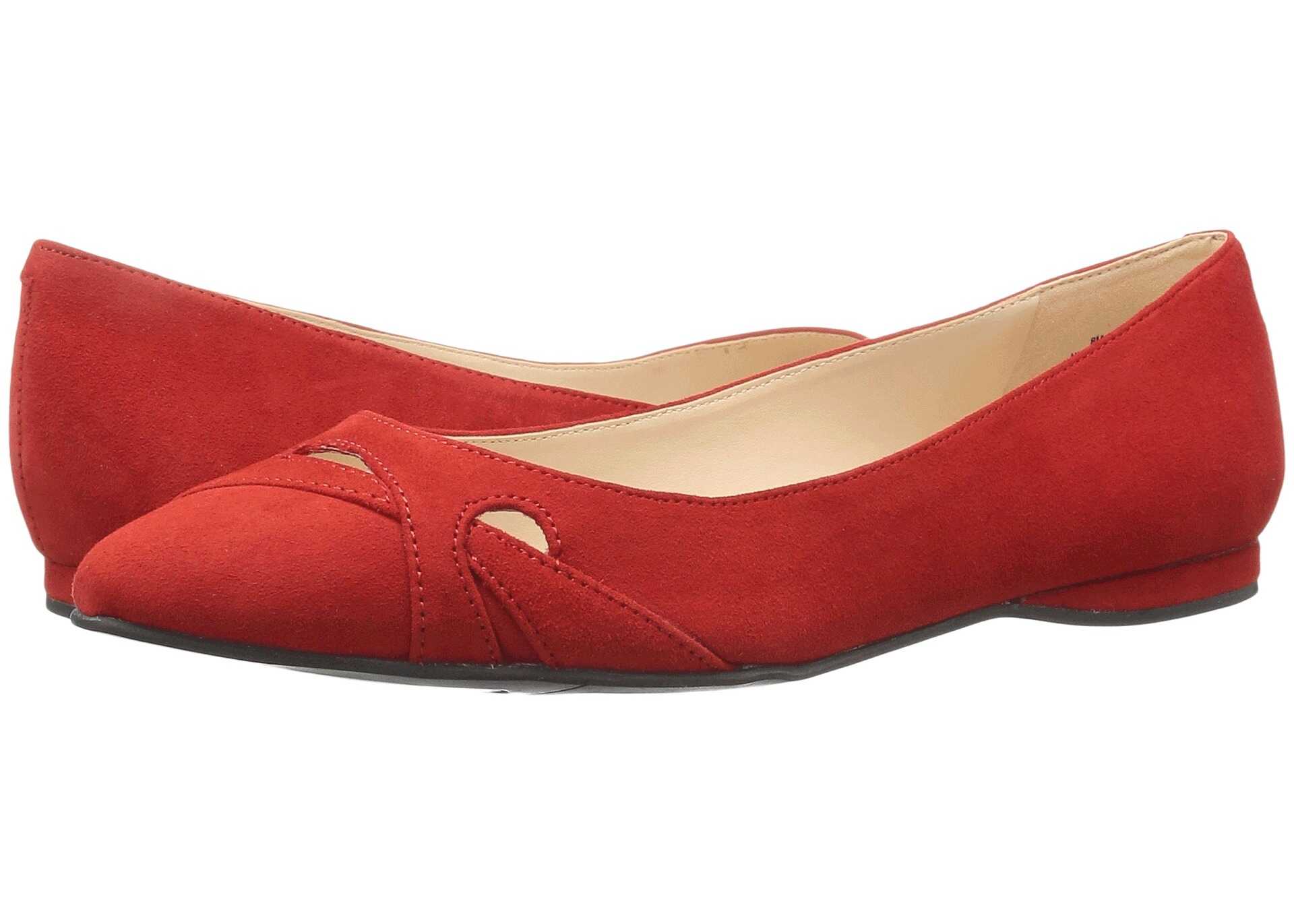 Balerin Nine West Seeya Red Suede