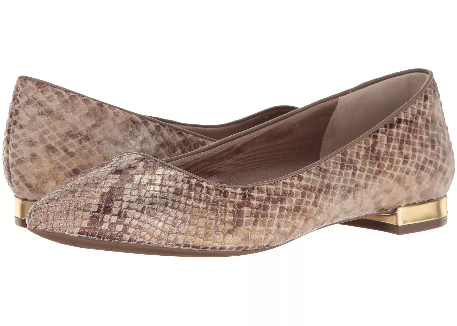 Balerin Rockport Total Motion Adelyn Ballet Nude AM Lux
