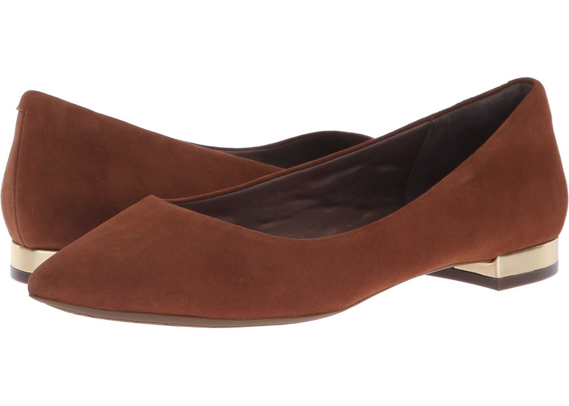 Balerin Rockport Total Motion Adelyn Ballet Almond Suede