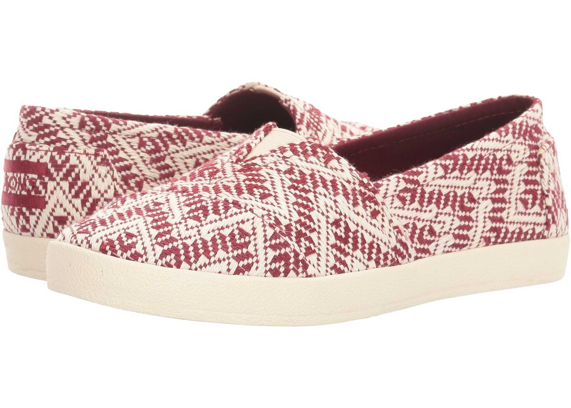 Tenis TOMS Avalon Slip-On Pomegranate Zigzag Jacquard