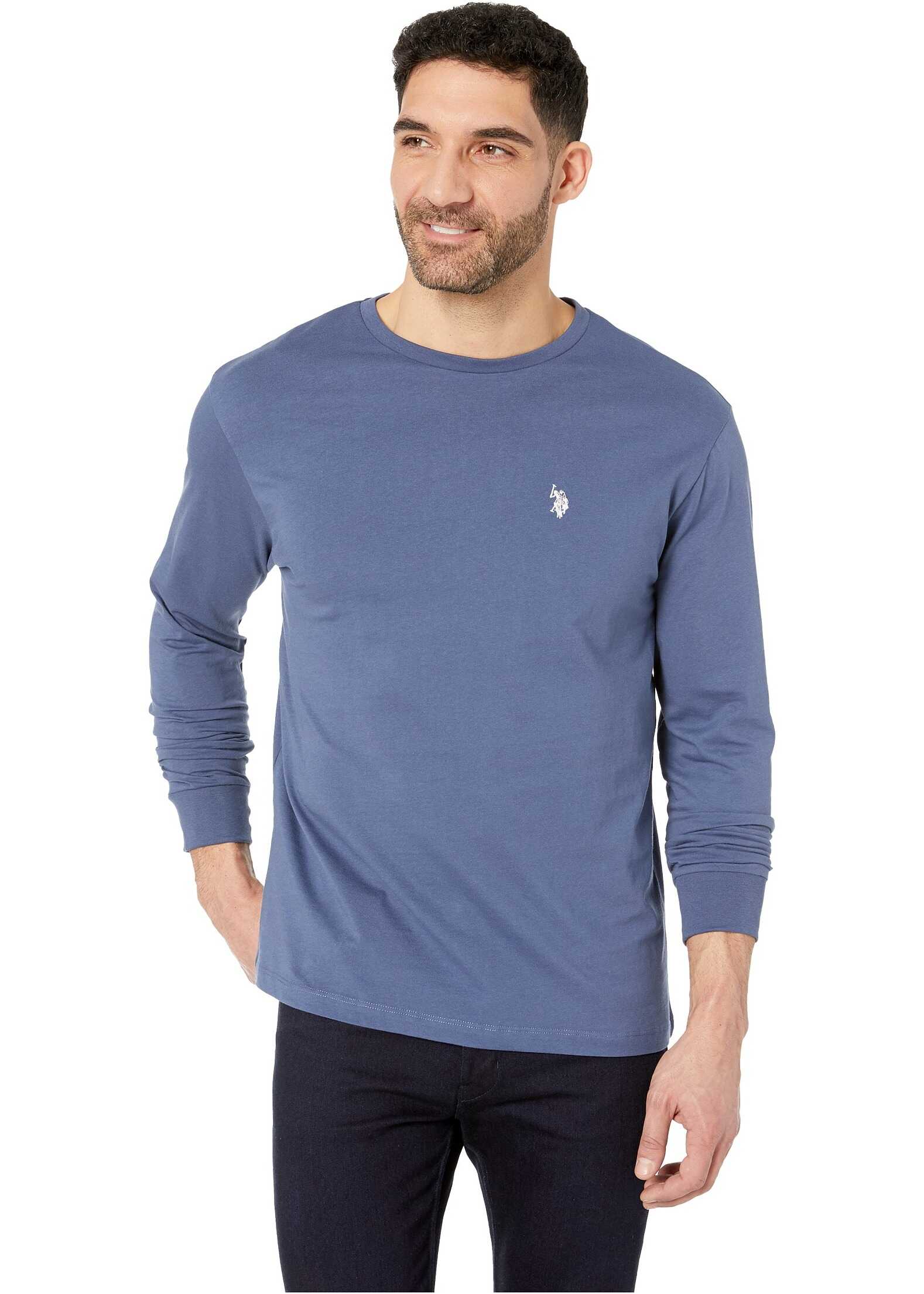 U.S. POLO ASSN. Long Sleeve Crew Neck T-Shirt Old Bay