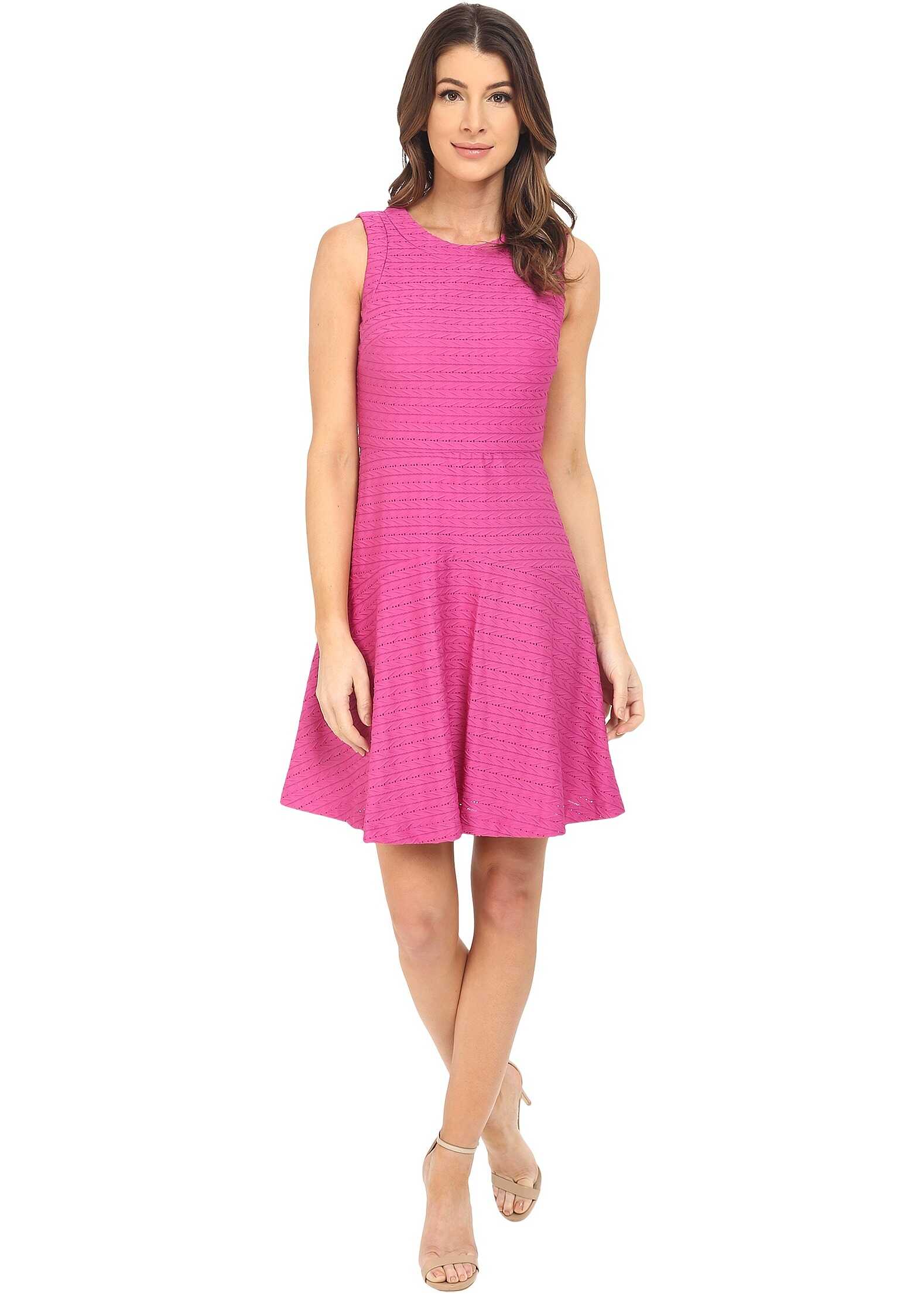 Rochie Donna Morgan Sleeveless Knit Fit and Flare Flux
