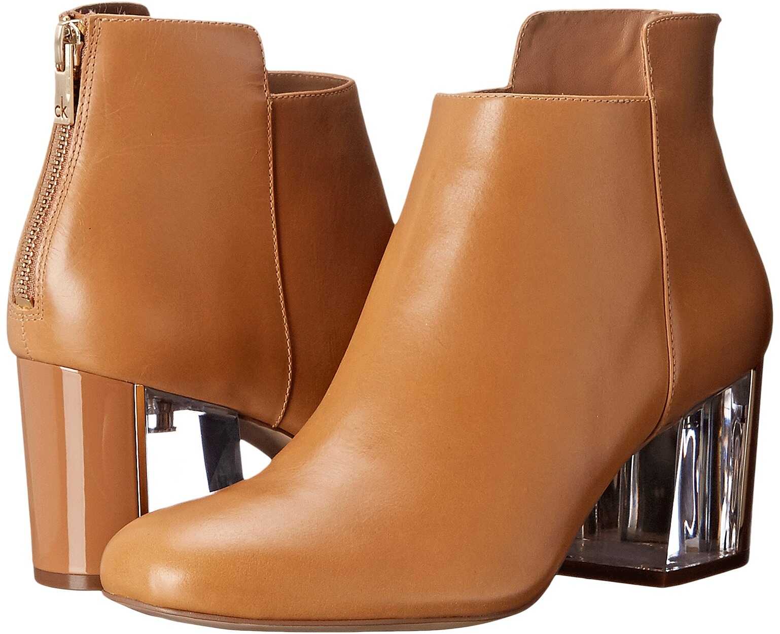 Gheata Calvin Klein Lorah Almond Tan Leather