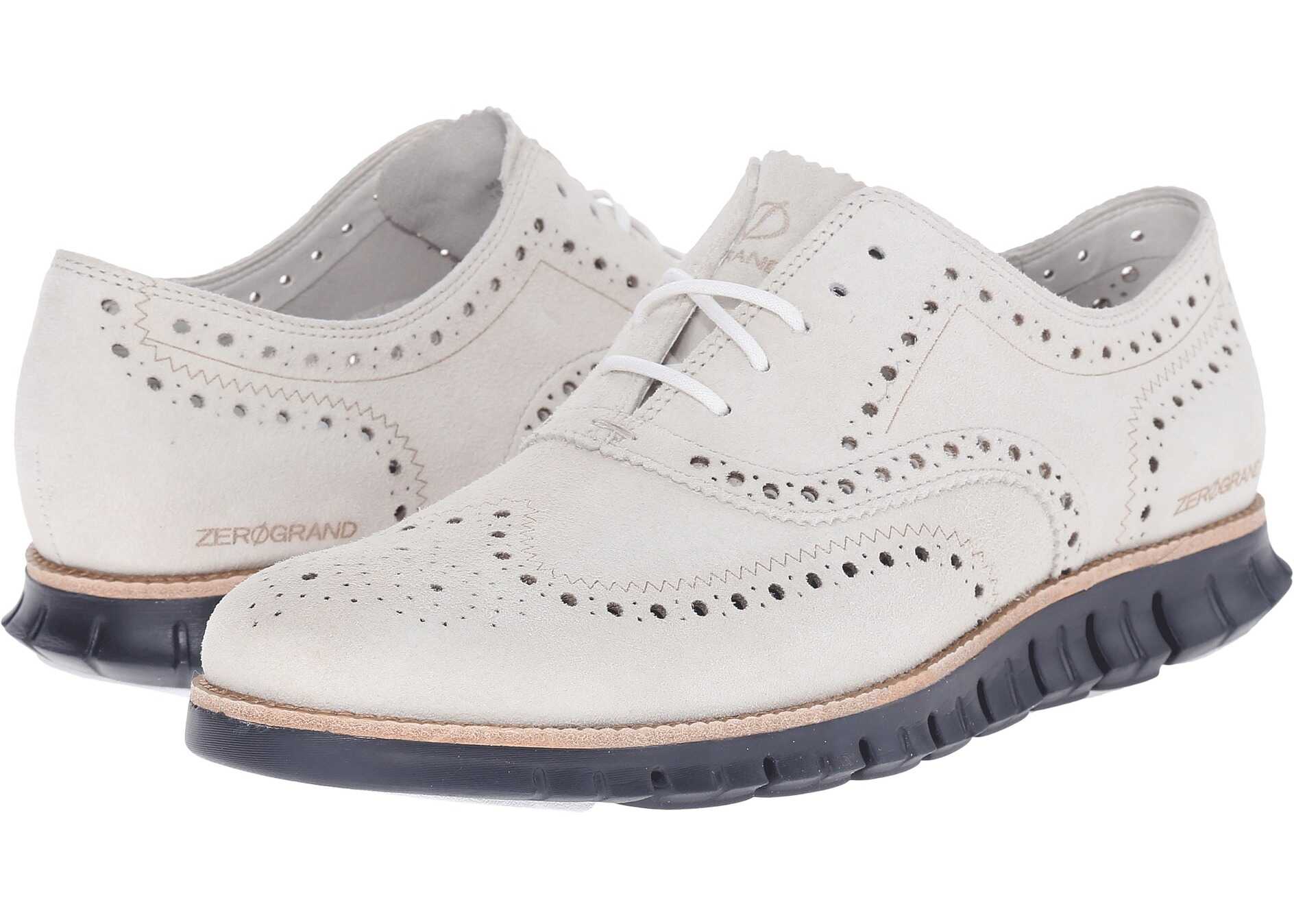 Pantof Cole Haan Zerogrand Wing Oxford Moonbeam/Navy Ink