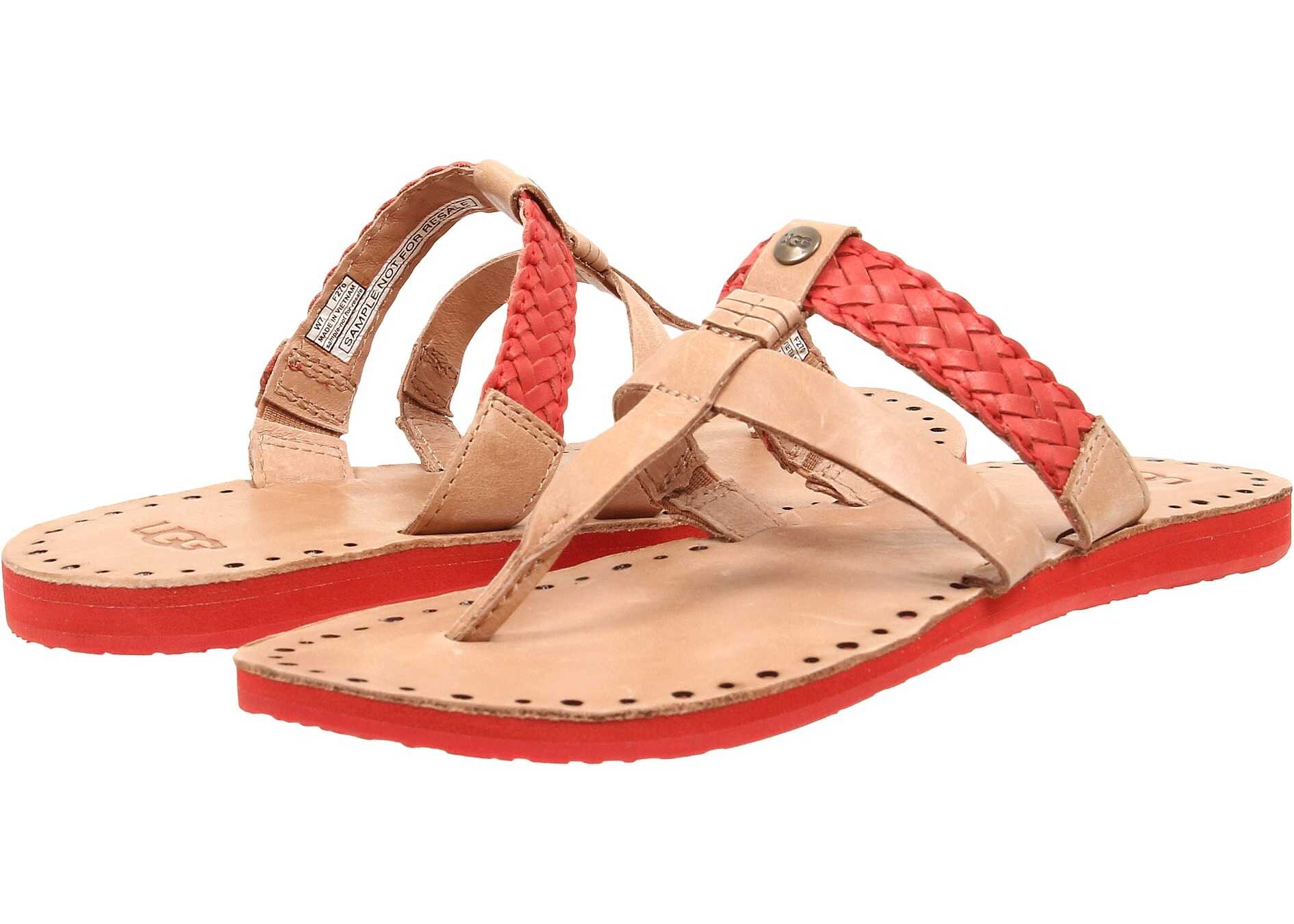 Sandala UGG Audra Tomato Soup Leather