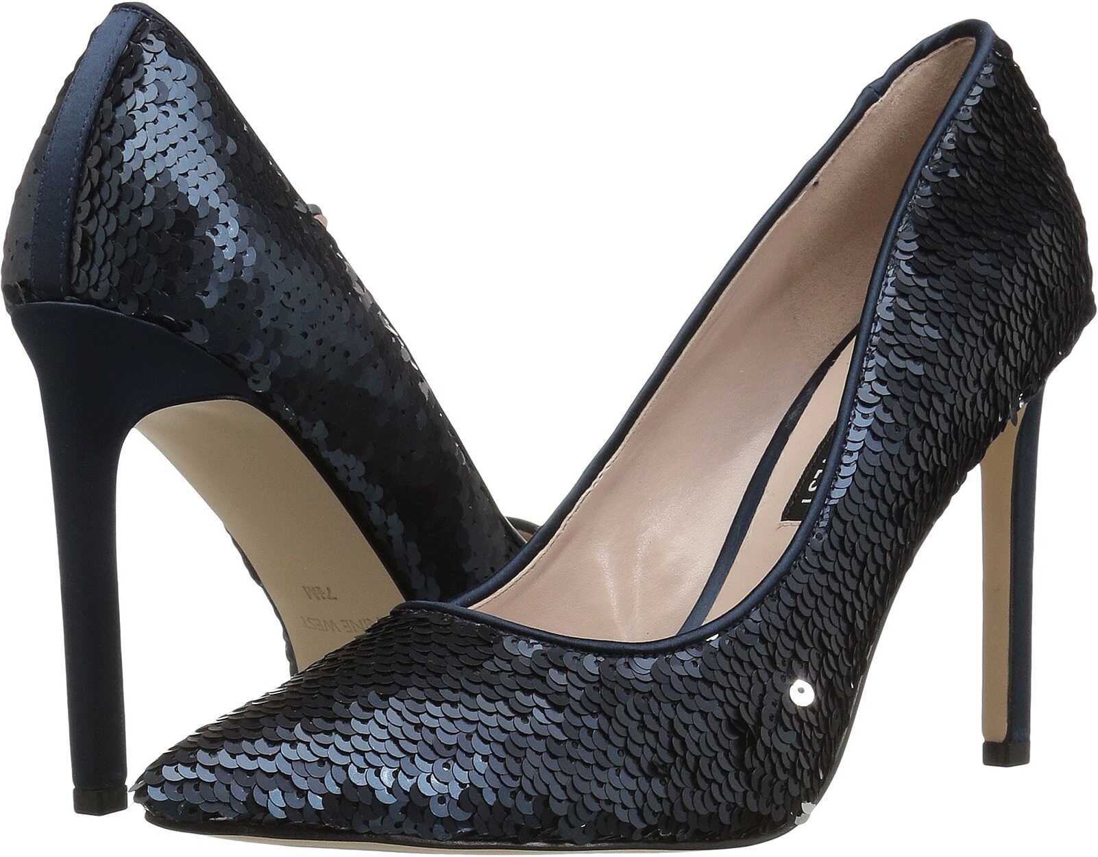 Nine West Tatiana Pump Dark Navy/Petwer Synthetic