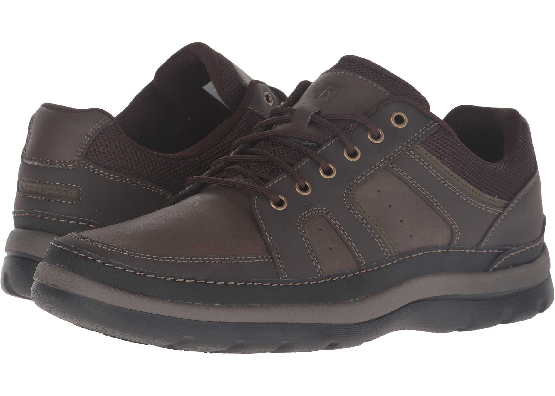 Rockport Get Your Kicks Mudguard Dark Brown Leather