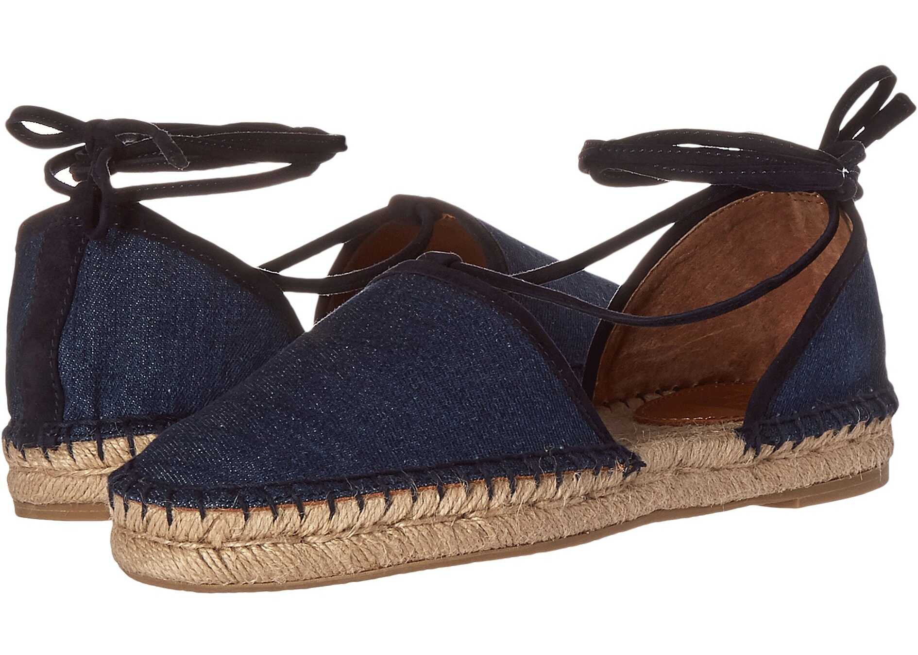 Espadrila Frye Leo 2 Piece Denim Suede