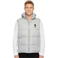 Veste casual Basic Puffer Vest with Fleece Hood Barbati