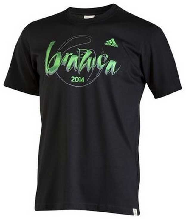 Tricou adidas T-shirt Adidas Brazuca Tee Black