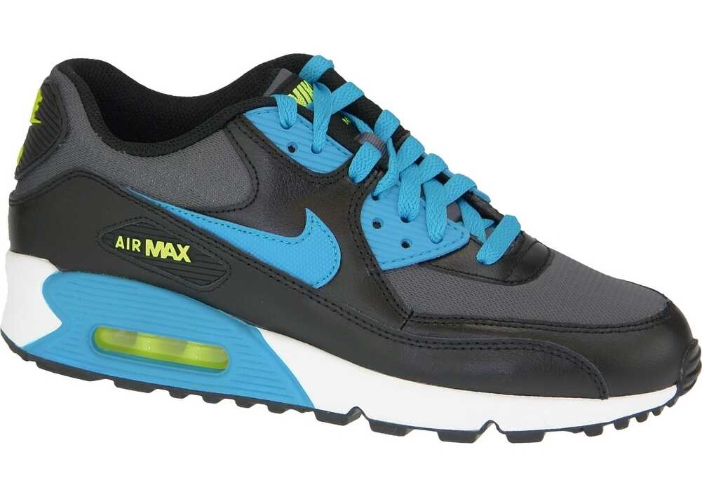 Tenis Nike Air Max 90 Gs Black,Blue