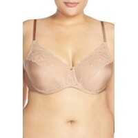 Sutiene & Bustiere 'Fleur' Unlined Underwire Full Figure Bra (Plus Size)* Femei