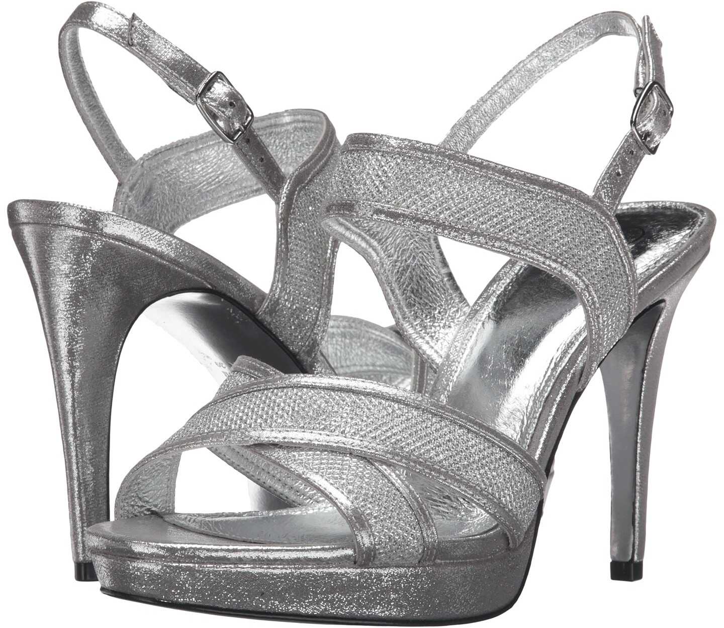 Sandala Adrianna Papell Ansel Silver Jimmy Net