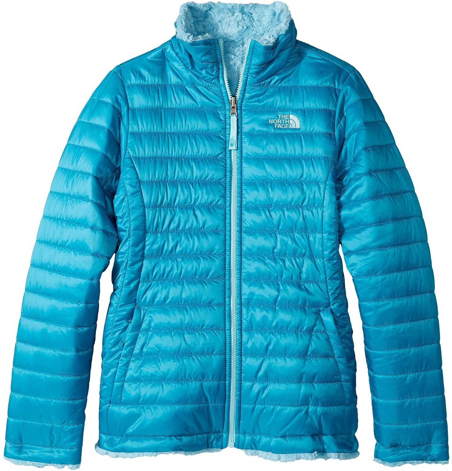 Geaca The North Face Kids Reversible Mossbud Swirl Jacket (Little Kids/Big Kids) Algiers Blue/Nimbus Blue (Prior Season)