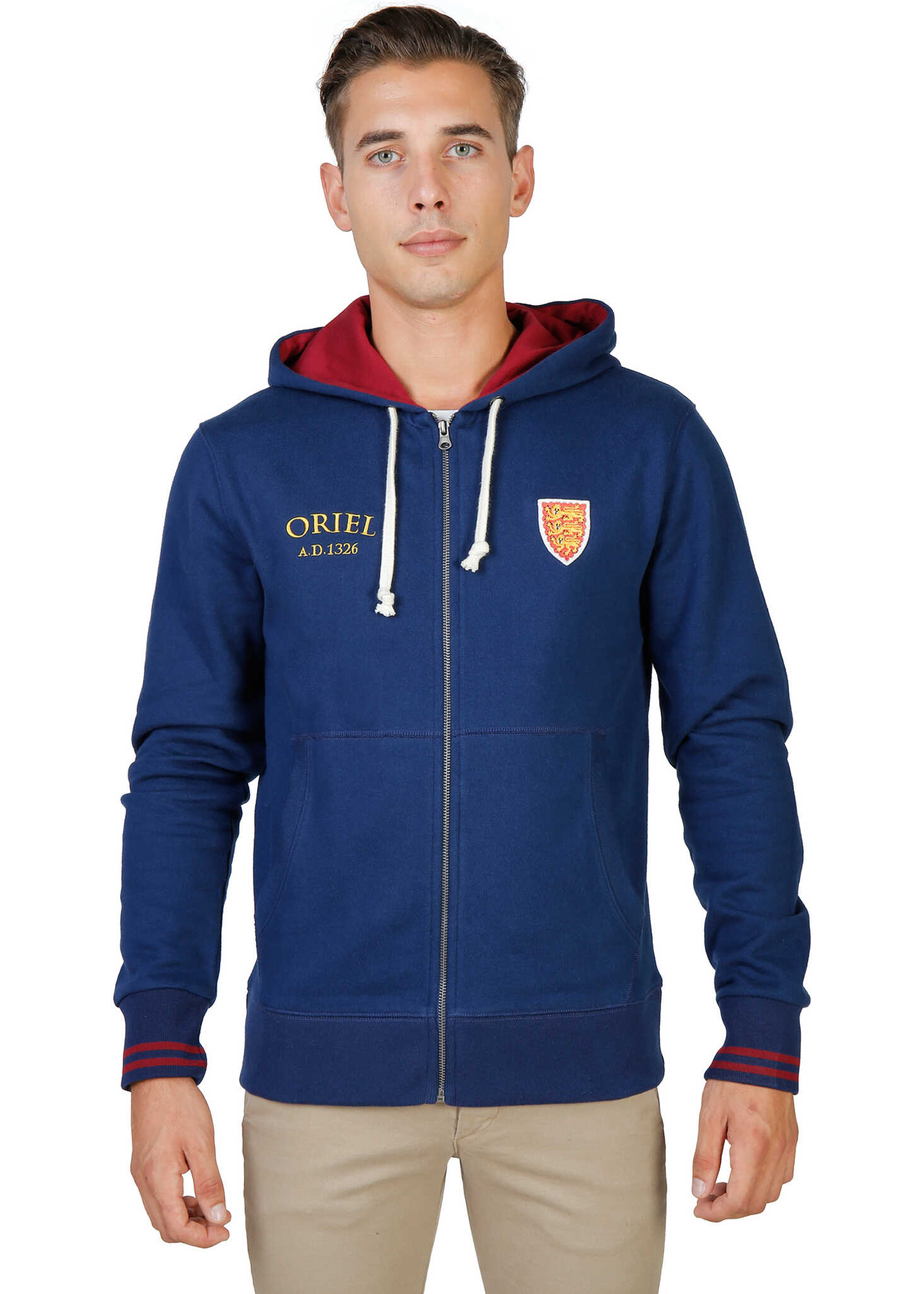 Bluza Oxford University Oriel-Hoodie Blue