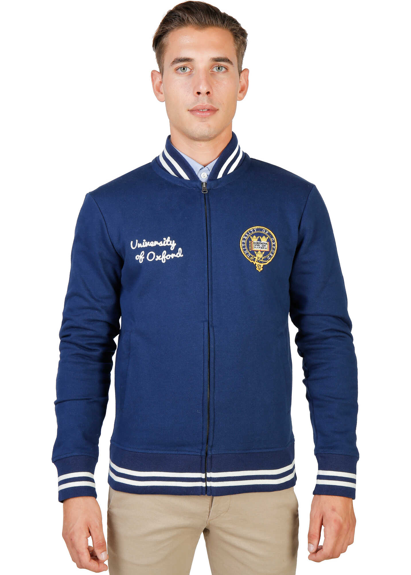 Bluza Oxford University Oxford-Fleece-Teddy Blue
