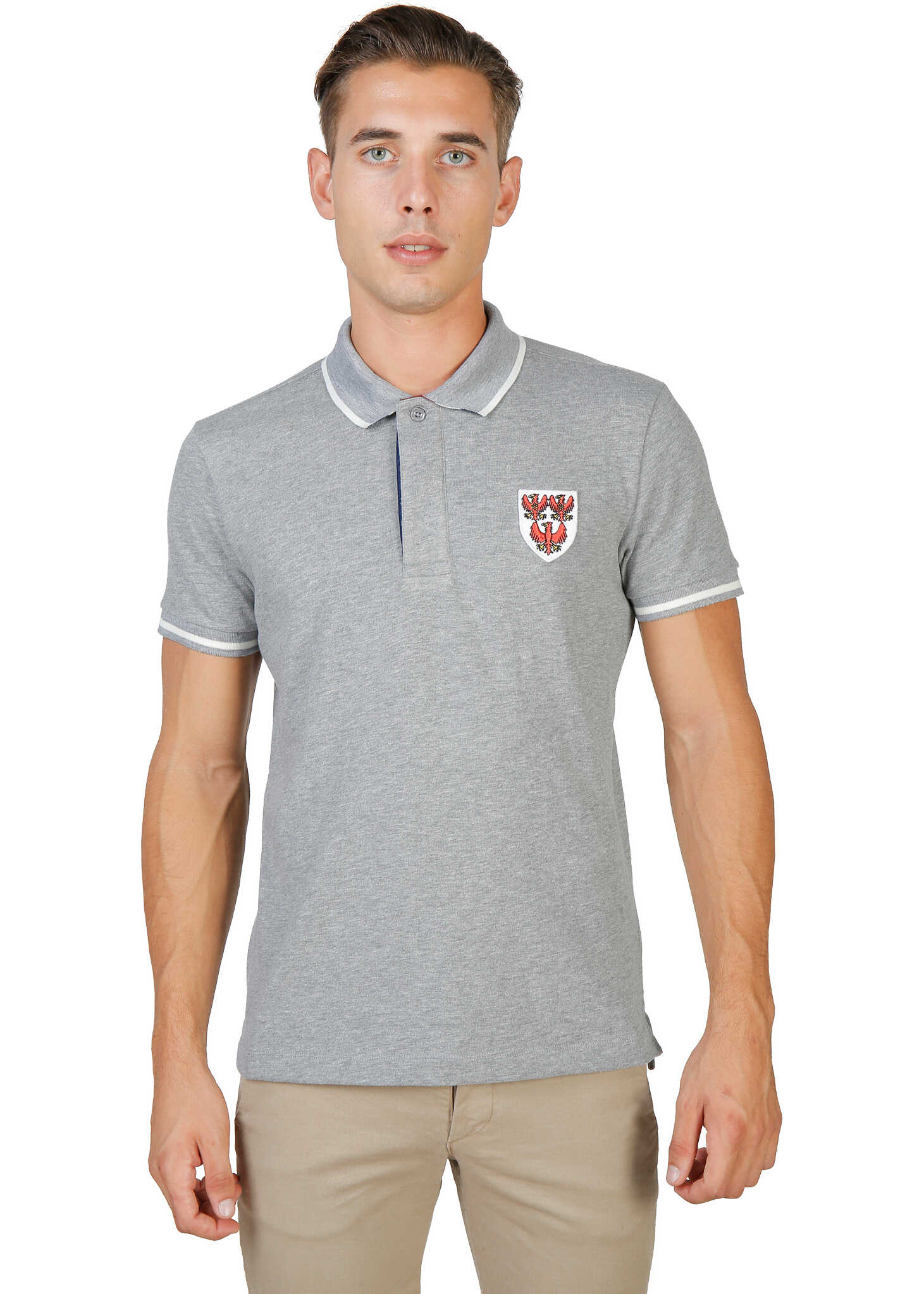 Oxford University Queens-Polo-Mm GREY