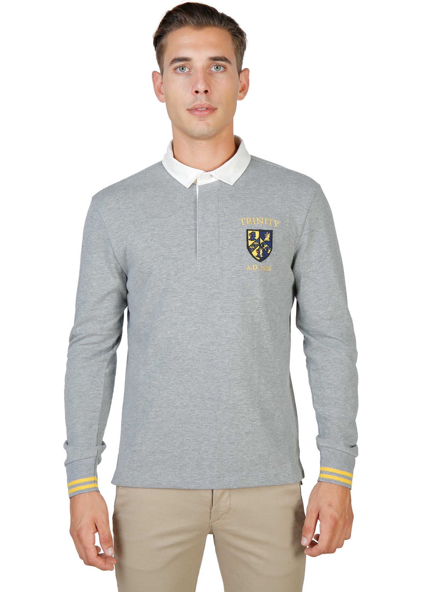 Tricou Oxford University Trinity-Polo-Ml Grey