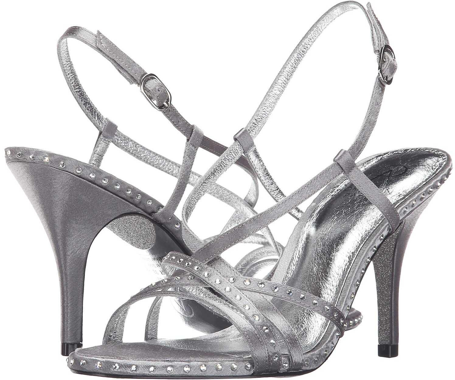 Sandala Adrianna Papell Acacia Pewter Sheena Satin