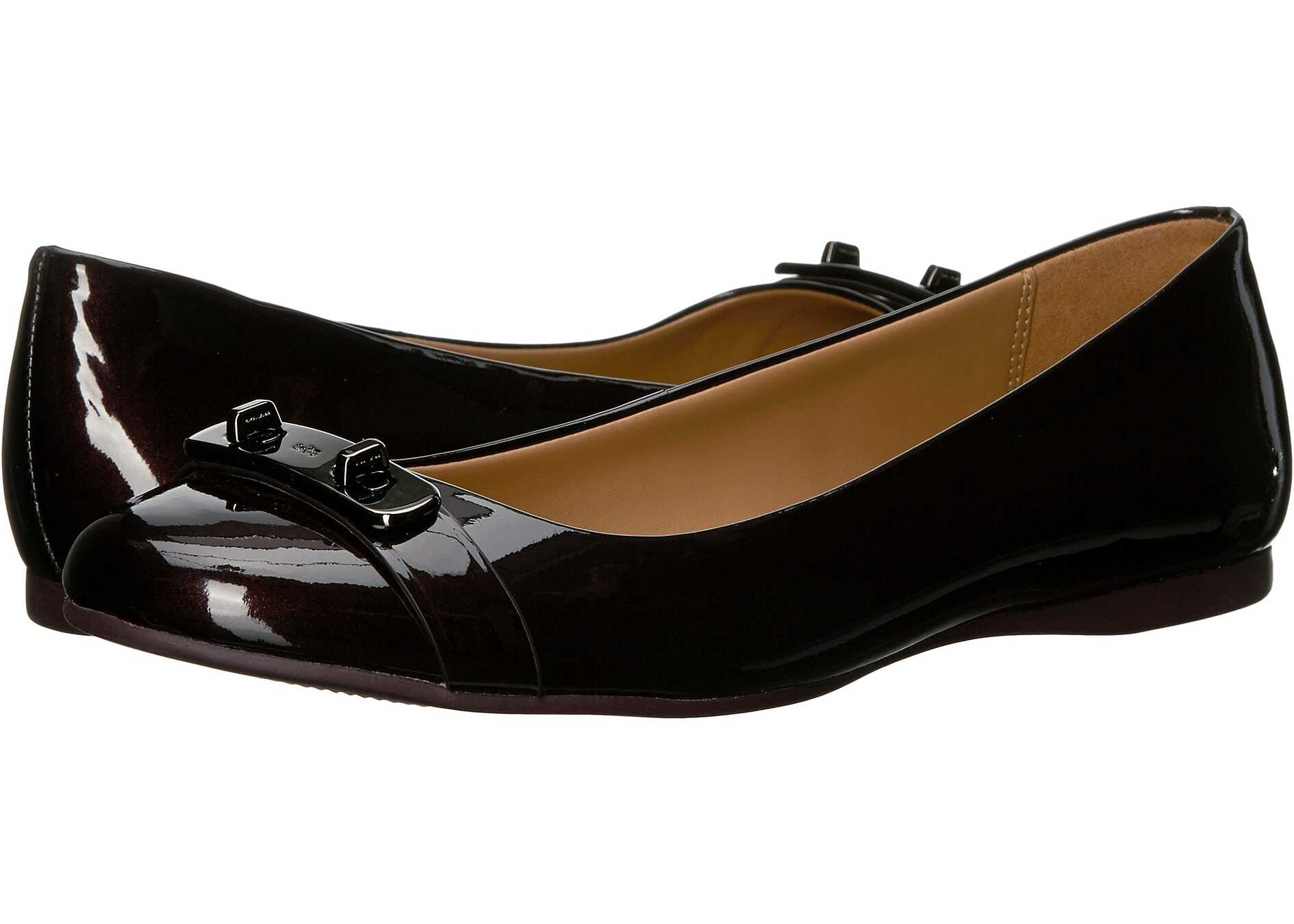 Balerin COACH Oswald Oxblood Pearl Iridescent Pearl Patent