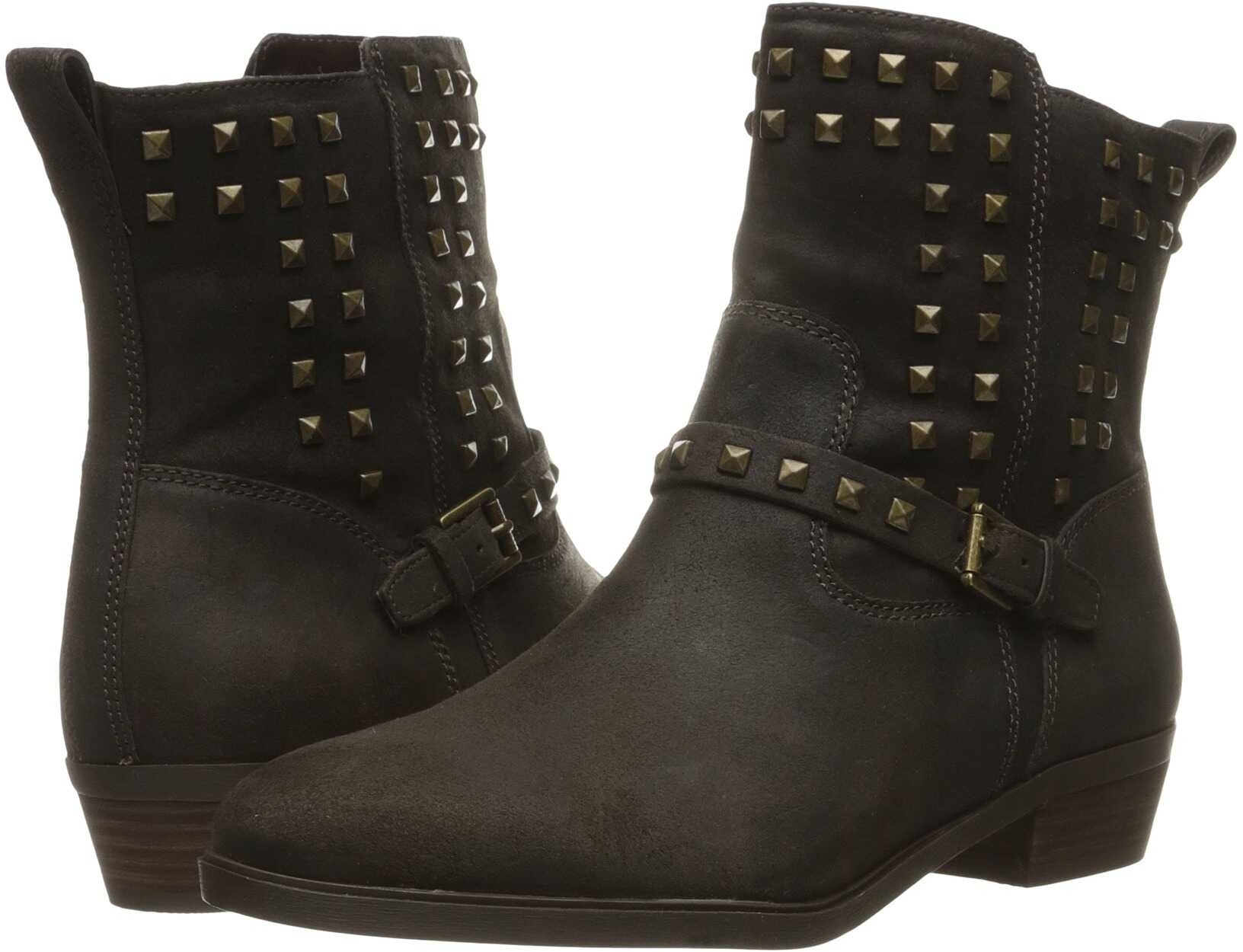 Gheata Ralph Lauren Shaelynn Brown Oiled Matte Suede