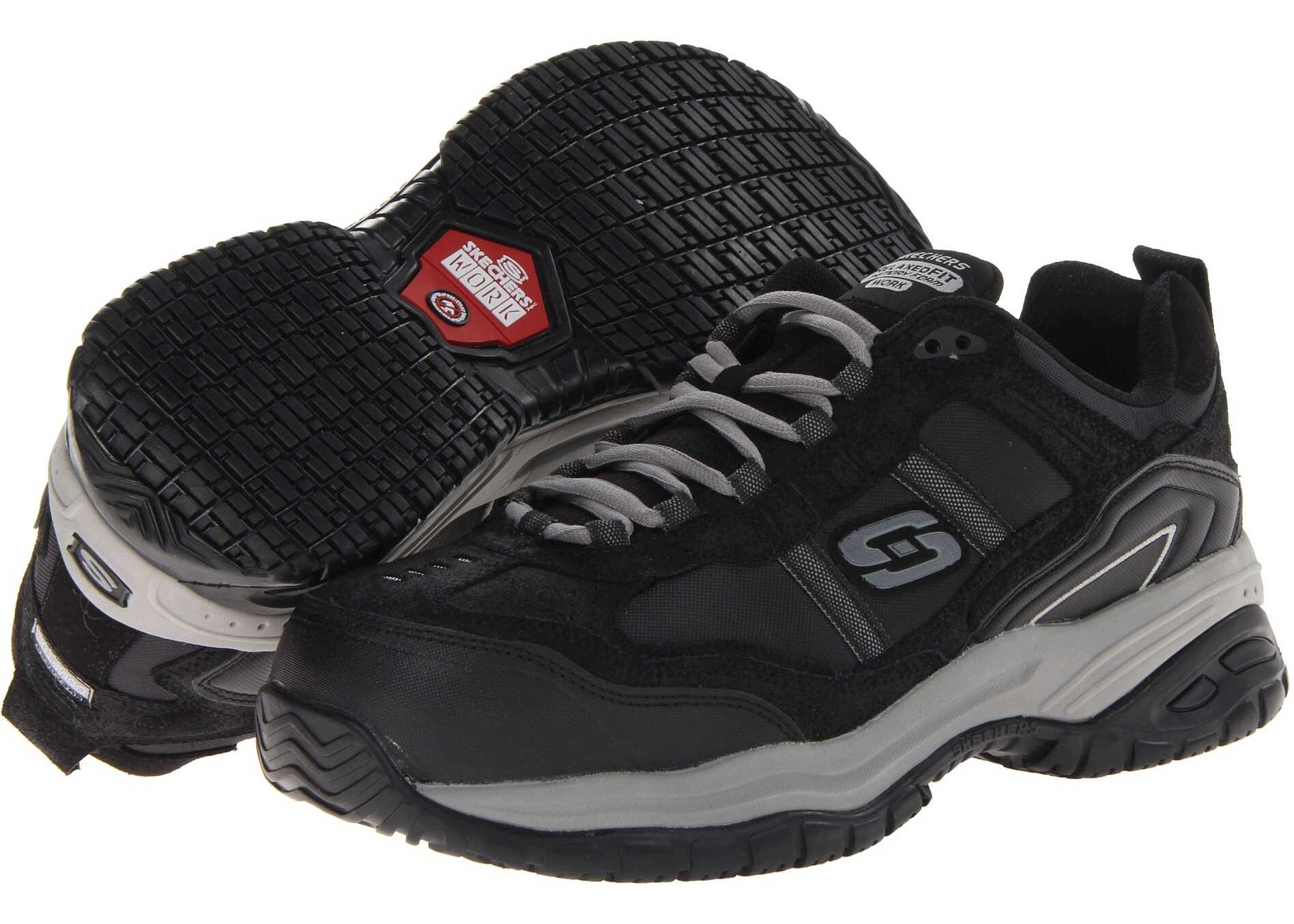 Tenis SKECHERS Work On Site - Robson Black/Grey
