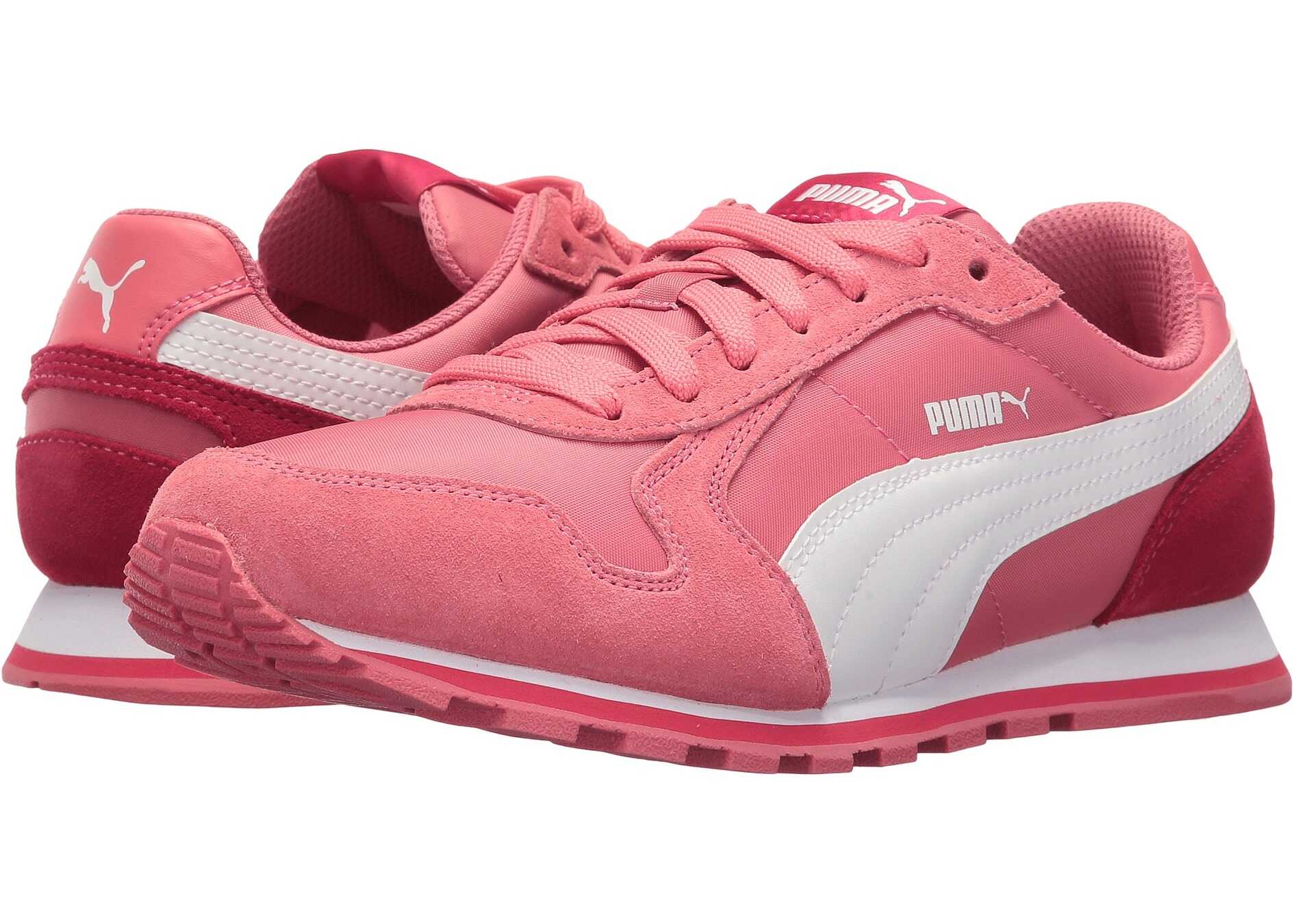 Tenis Puma Kids ST Runner NL Jr (Big Kid) Rapture Rose/Puma White