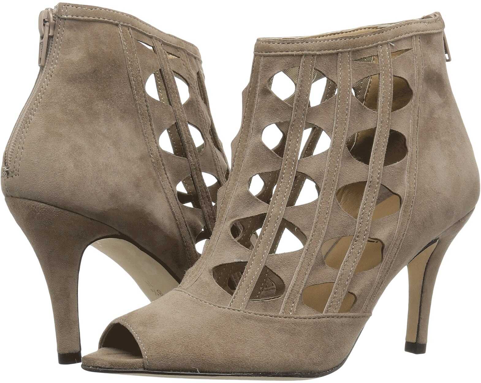 Botina Vaneli Petal Truffle Suede
