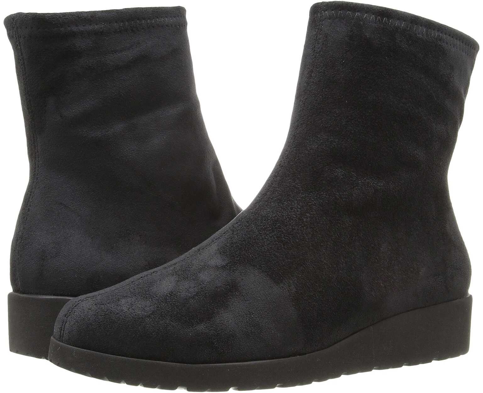 Gheata Walking Cradles Feather Black Stretch Suede