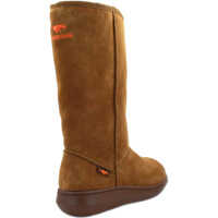 Ghete & Cizme Sugar Daddy Slip On Suede High Boots Chestnut Femei