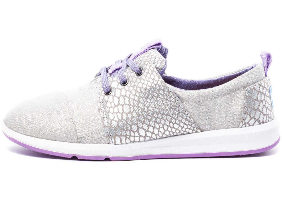 Tenis TOMS Kids Del Rey Kids Trainers In Silver Silver