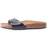 Sandale Madrid Birko-Flor Narrow Fit Sandals In Black Patent Femei