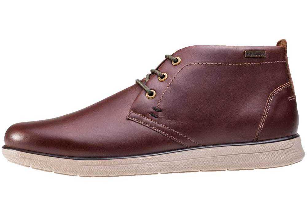 Gheata Barbour Bowlam Chukka Boots In Tan Tan