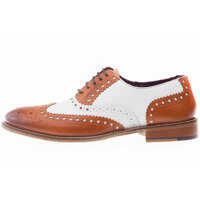 Pantofi Gatsby Brogues In Tan White Barbati