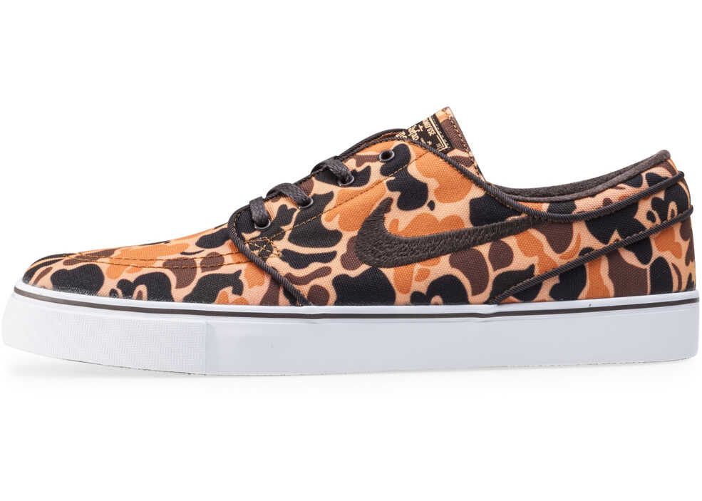 Tenis Nike SB Nike Skateboarding Stefan Janoski Premium Unisex Trainers In Camouflage Green