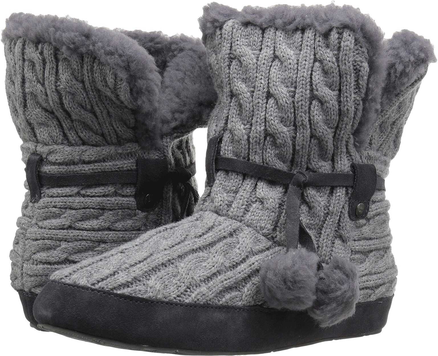 Papuc Bearpaw Trista Charcoal Knit
